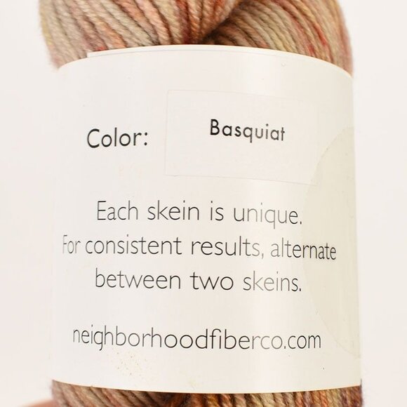 Neighborhood Fiber Co Studio Sock Yarn Superwash Merino 400 Yards Color Basquiat - Picture 2 of 3